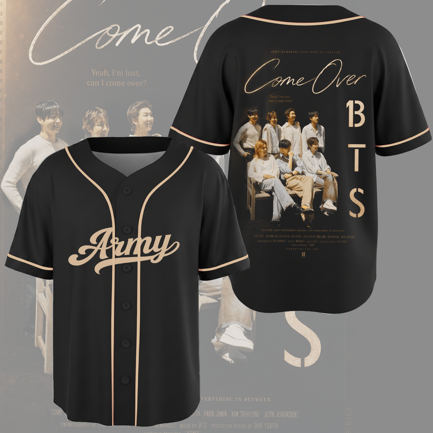 Come Over Festa 13 BTS Baseball Jersey Army Edition