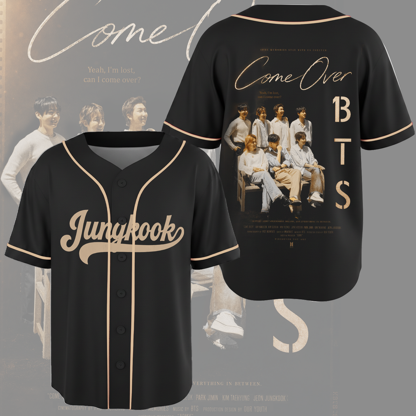 Come Over Festa 13 BTS Baseball Jersey Army Edition
