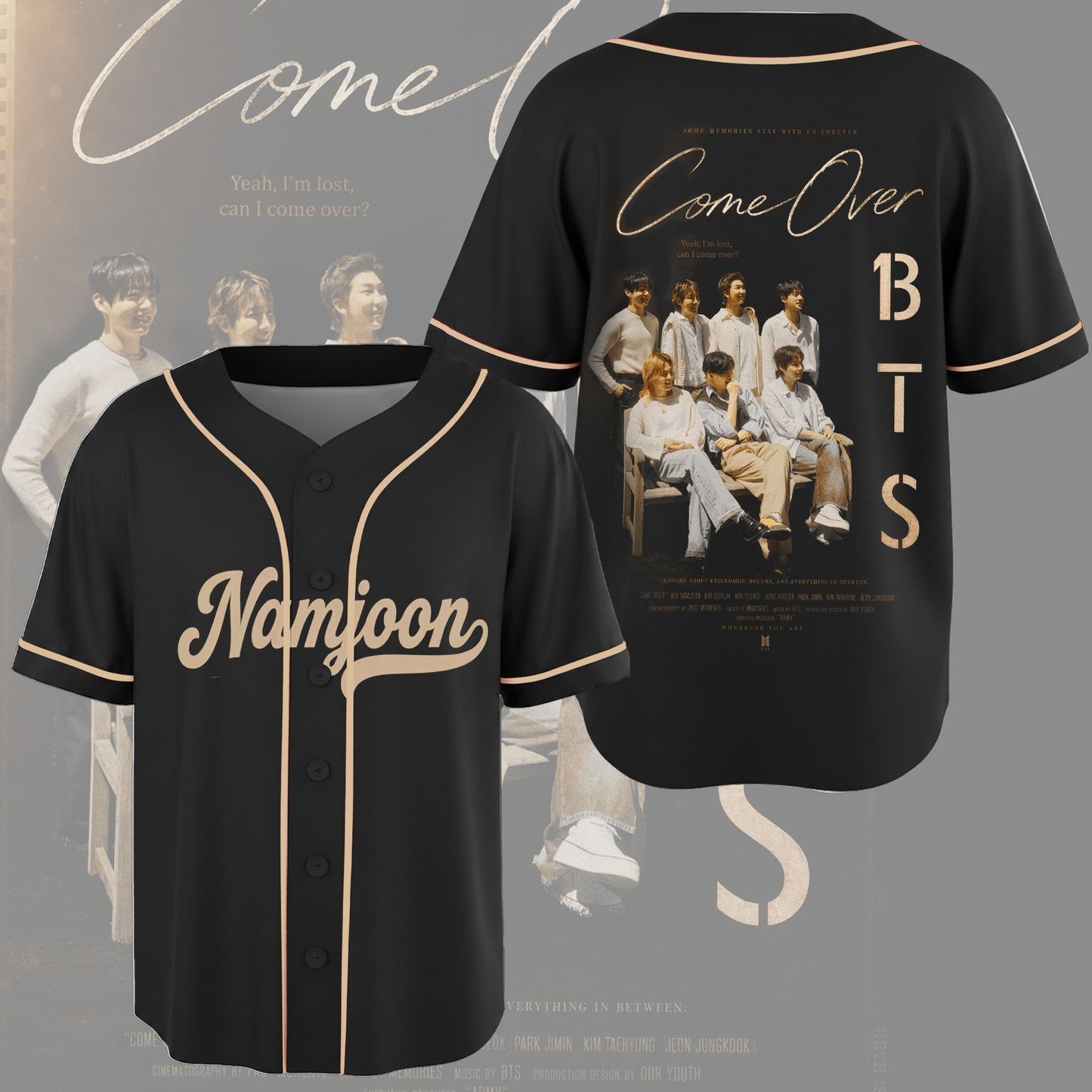 Come Over Festa 13 BTS Baseball Jersey Army Edition
