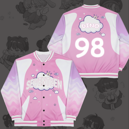 WAVESTEEᵀᴹ Seventeen Pinkwave Tour Baseball Jacket