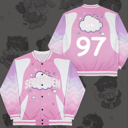 WAVESTEEᵀᴹ Seventeen Pinkwave Tour Baseball Jacket