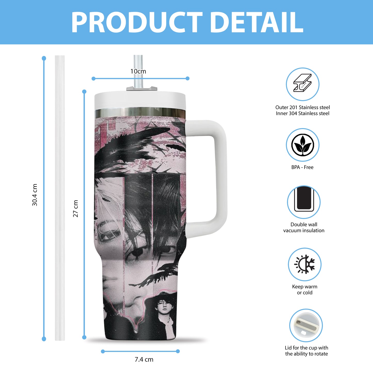 Stray Kids Album " DO IT " Tumbler 40oz, Stray Kids Kpop Gift For Fans