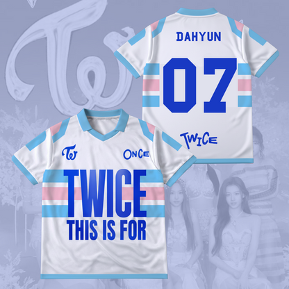 Twice This Is For Tour Part 2 Winged Neck Baseball Shirt