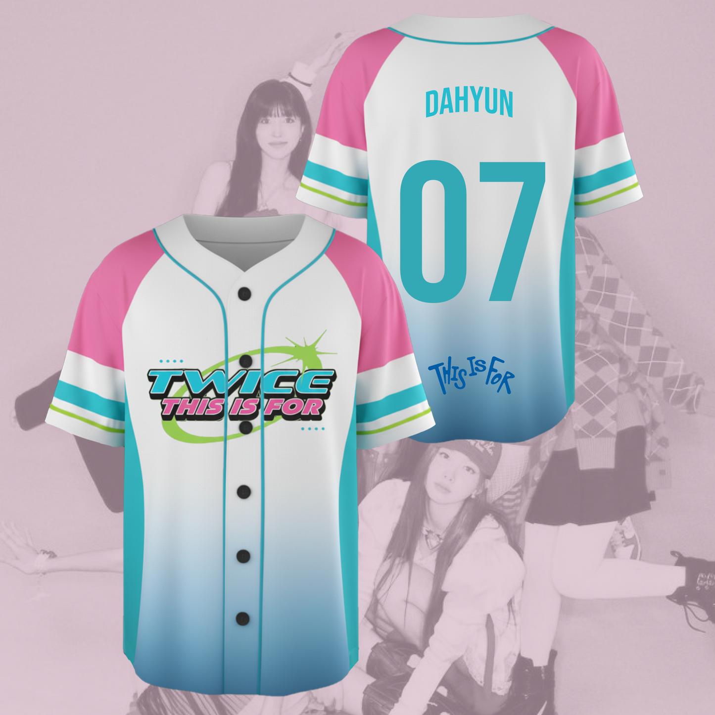 Fresh This Is For TWICE World Tour Baseball Jersey