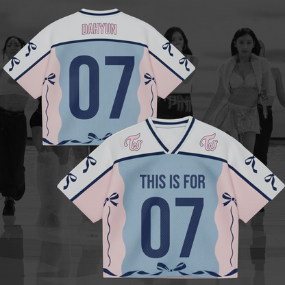Twice Bow World Tour North America Mixed Mesh Jersey