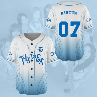 This Is For TWICE 2026 World Tour Baseball Jersey Gift For Fans