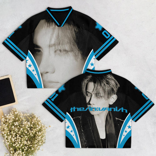 Heeseung THE SIN VANISH Vintage Mesh Jersey, 7th Mini Album K-Pop Retro Football Shirt