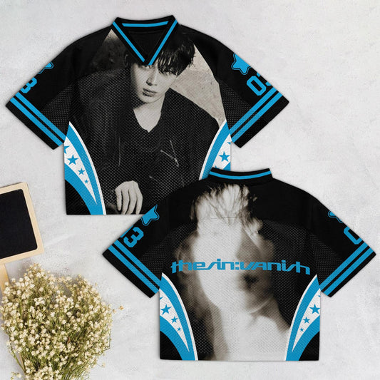 Sunoo Vintage Mesh Jersey THE SIN VANISH – 7th Mini Album K-Pop Retro Football Shirt