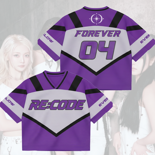 Everglow 2026 New Tour Code Album Mixed Mesh Jersey Gifts