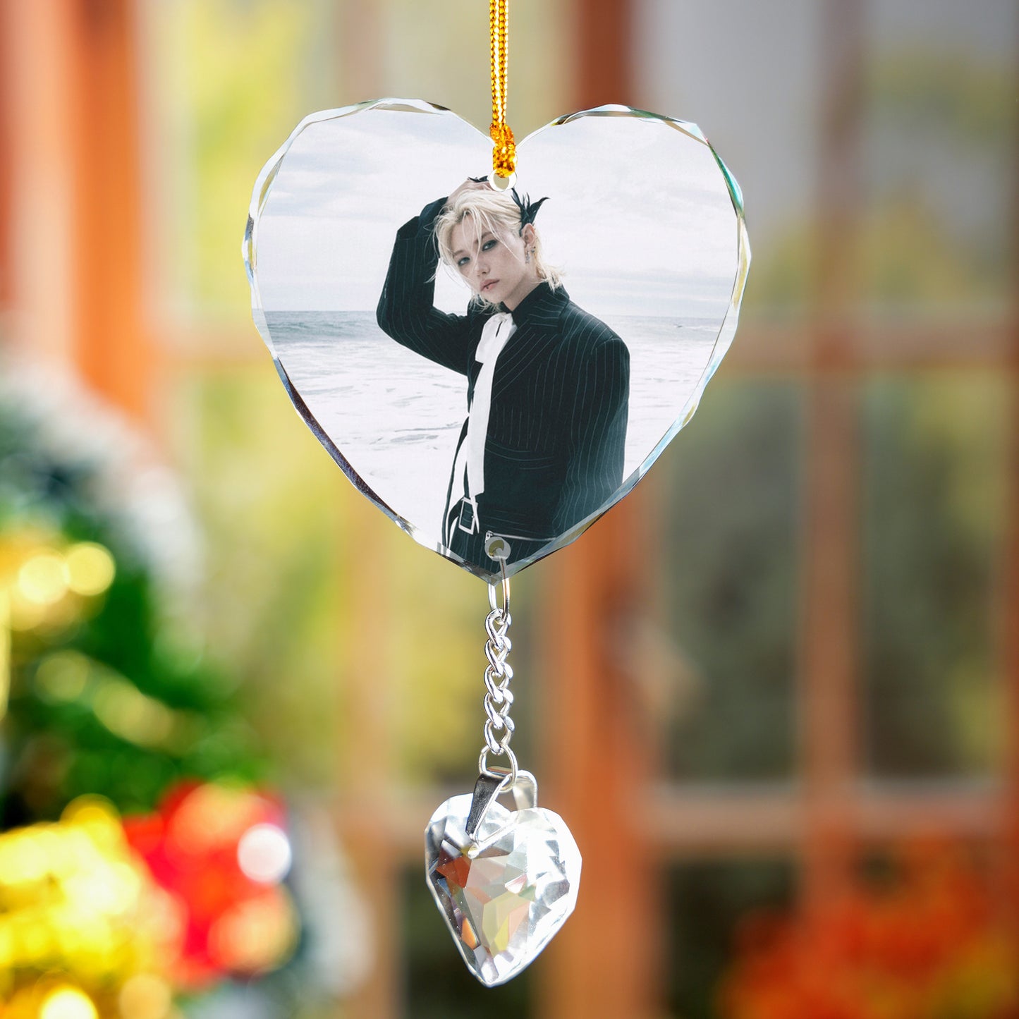 WAVESTEEᵀᴹ Felix Album SZK 'DOIT" Ornament With Crystal Charm