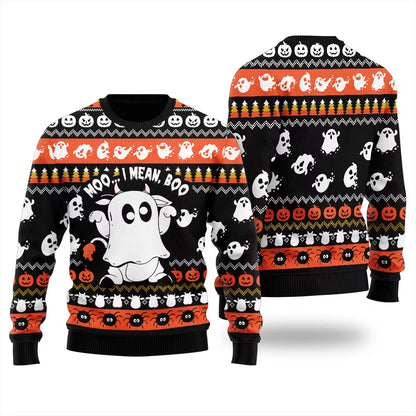 Funny Cow Halloween Ugly Sweater