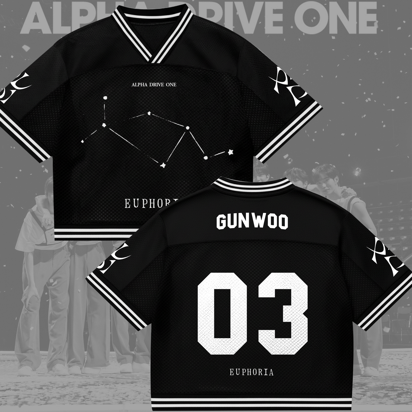 ALPHA DRIVE ONE Euphoria Album ALD1 Mixed Mesh Jersey