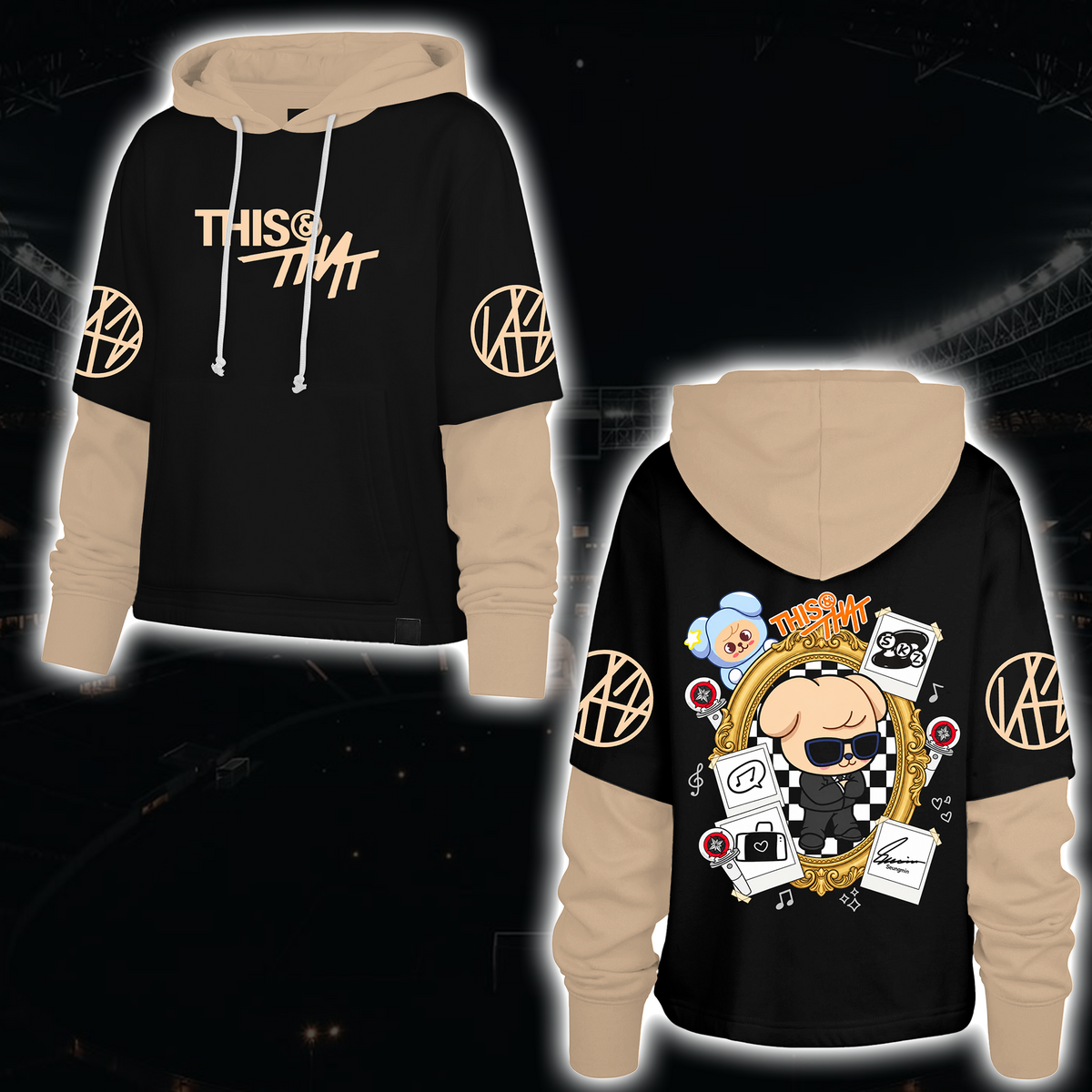 Savage This & That Stray Kids Skzoo Shortstop Hoodie For Stay