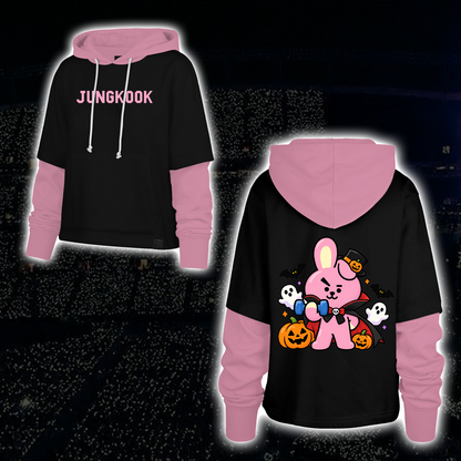 Lovely Arirang Army Club All Members Spooky Halloween Shortstop Hoodie For Fans