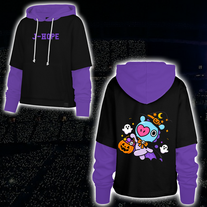 Lovely Arirang Army Club All Members Spooky Halloween Shortstop Hoodie For Fans