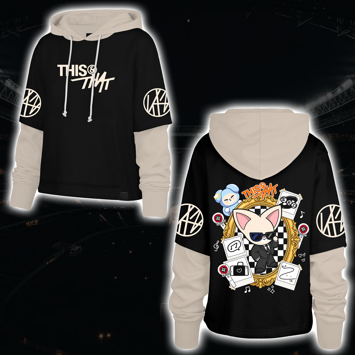 Savage This & That Stray Kids Skzoo Shortstop Hoodie For Stay