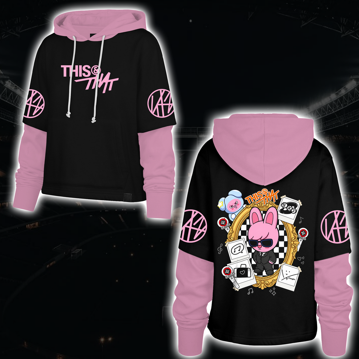 Savage This & That Stray Kids Skzoo Shortstop Hoodie For Stay