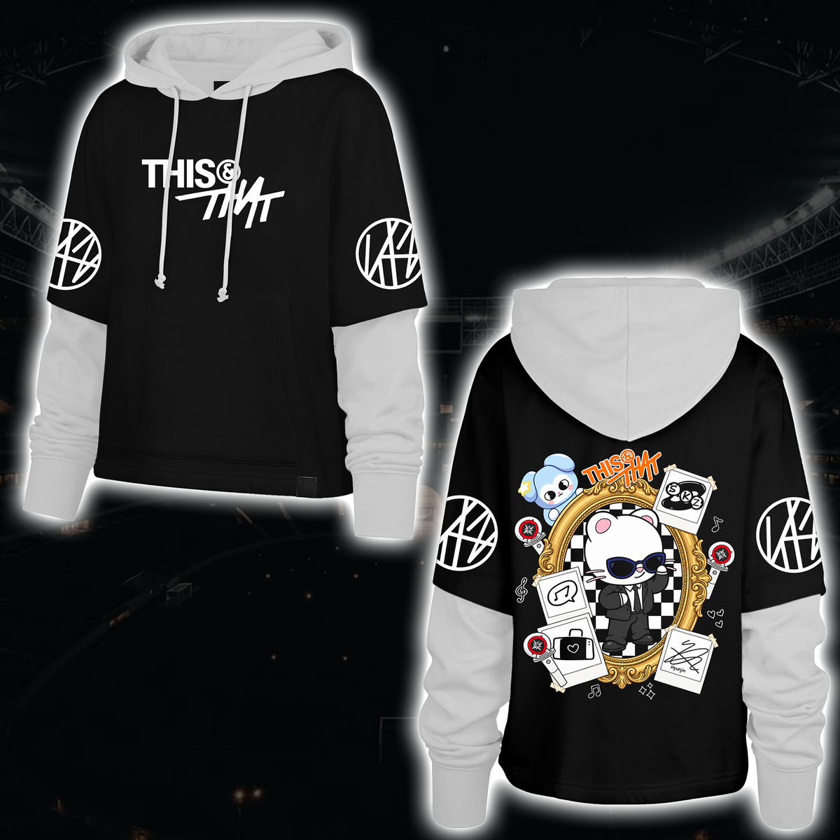 Savage This & That Stray Kids Skzoo Shortstop Hoodie For Stay