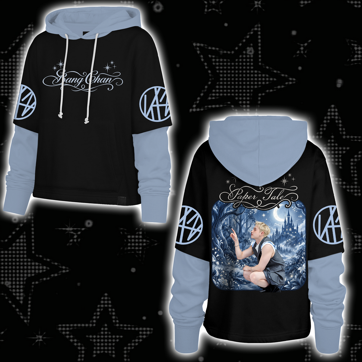 Spooky Stray Kids Wolf Chan Shortstop Hoodie Halloween-Geschenk für Fans