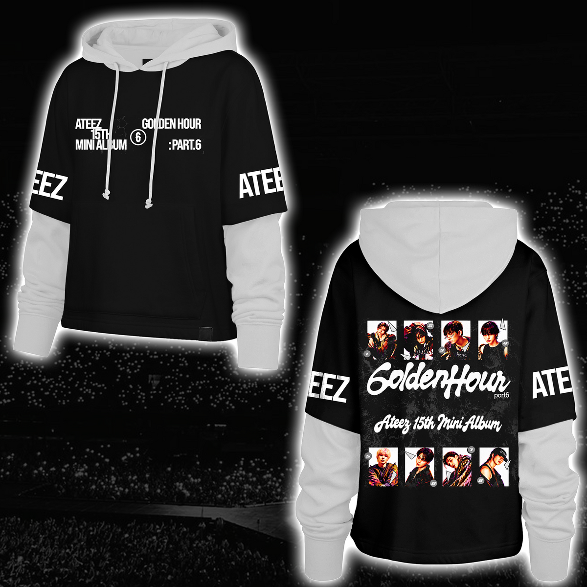 Ateez In Your Fantasy Shortstop Hoodie Geschenk für Fans