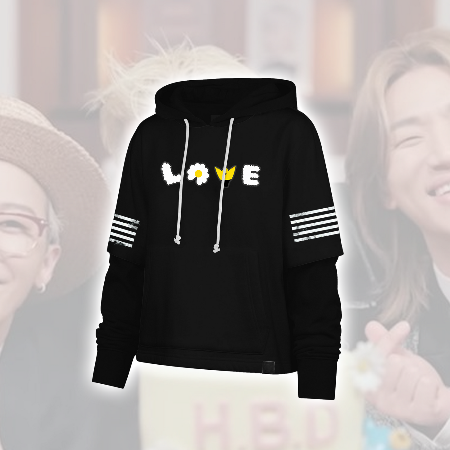 BIGBANG G Dragon Daisy Crown Shortstop Hoodie Best Gift for VIPs