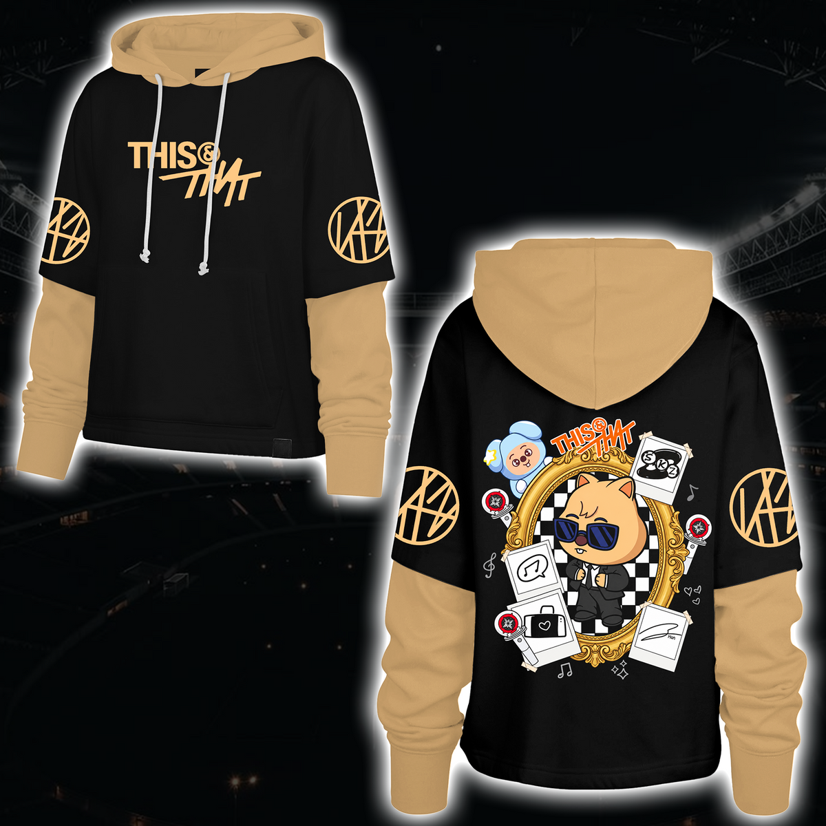 Savage This & That Stray Kids Skzoo Shortstop Hoodie For Stay