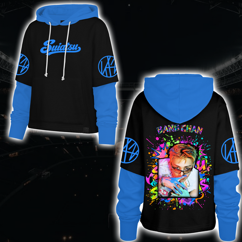 Spooky Stray Kids Wolf Chan Shortstop Hoodie Halloween-Geschenk für Fans