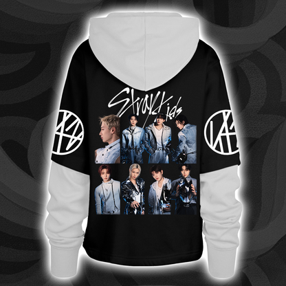 Spooky Stray Kids Wolf Chan Shortstop Hoodie Halloween-Geschenk für Fans