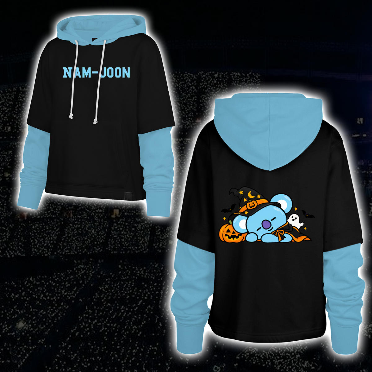 Lovely Arirang Army Club All Members Spooky Halloween Shortstop Hoodie For Fans