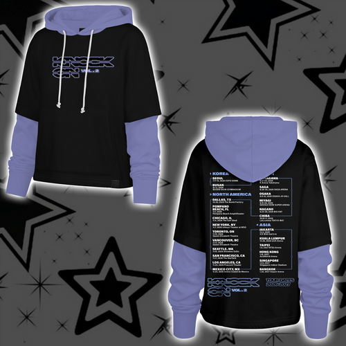Traumhafter Choom Tour Babymonster Moon Dark Aesthetic Shortstop Kapuzenpullover Halloween-Geschenk für Fans