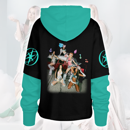 Style Katseye The Wildworld TOur  Shortstop Hoodie Top Gift for Fans