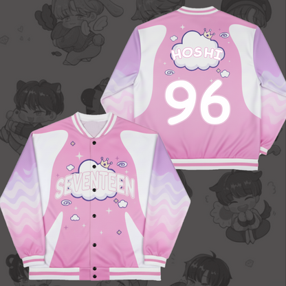 WAVESTEEᵀᴹ Seventeen Pinkwave Tour Baseball Jacket