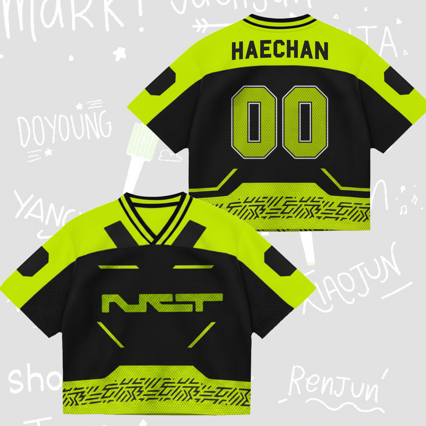 NCT 127 Everything All At Once Neo Mixed Mesh Jersey Gift For Fans