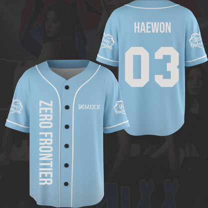 NMIXX World Tour  Zero Frontier Baseball Jersey