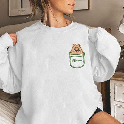 WAVESTEEᵀᴹ Personalized Han Pocket Embroidery Tee