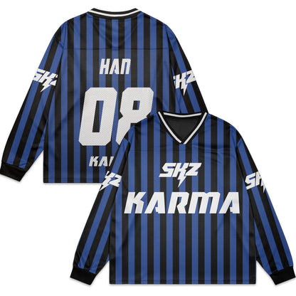 WAVESTEEᵀᴹ Stray Kids Album Karma Mesh Splicing Long Sleeve