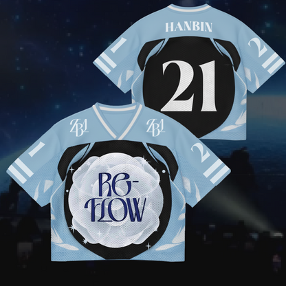 Re FLow Concert ZEROBASEONE Mixed Mesh Jersey Gifts For Lovers