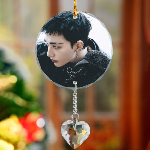 WAVESTEEᵀᴹ Hyunjin Album SZK 'DOIT" Ornament With Crystal Charm