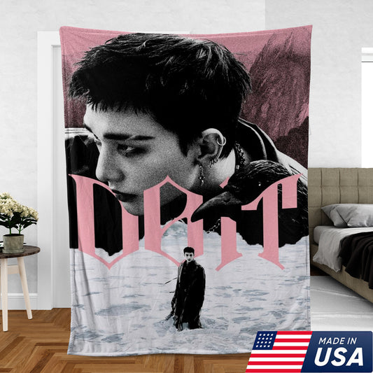 Hyunjin DO-IT Album Blanket, STAY Fan Gift Blanket