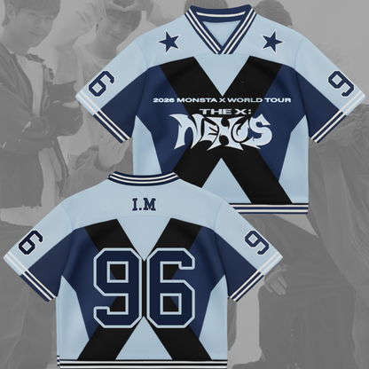Monsta X World Tour The X Mixed Mesh Jersey Gift For Fans