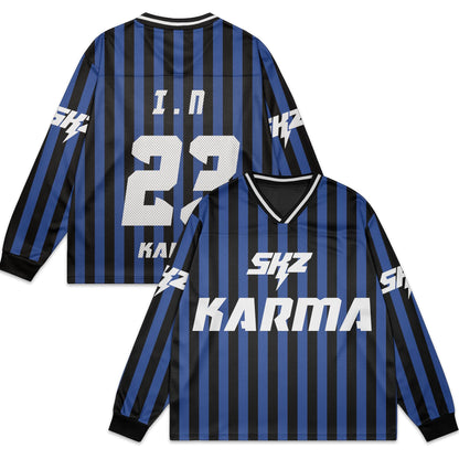 WAVESTEEᵀᴹ Stray Kids Album Karma Mesh Splicing Long Sleeve
