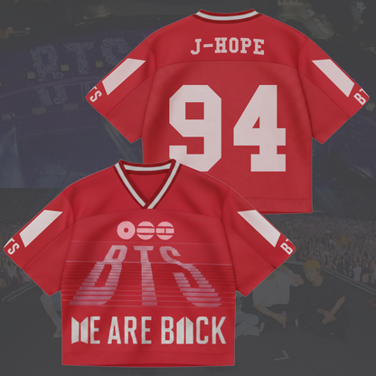 New Abum BTS 2026 Mixed Mesh Jersey Gift For Lovers