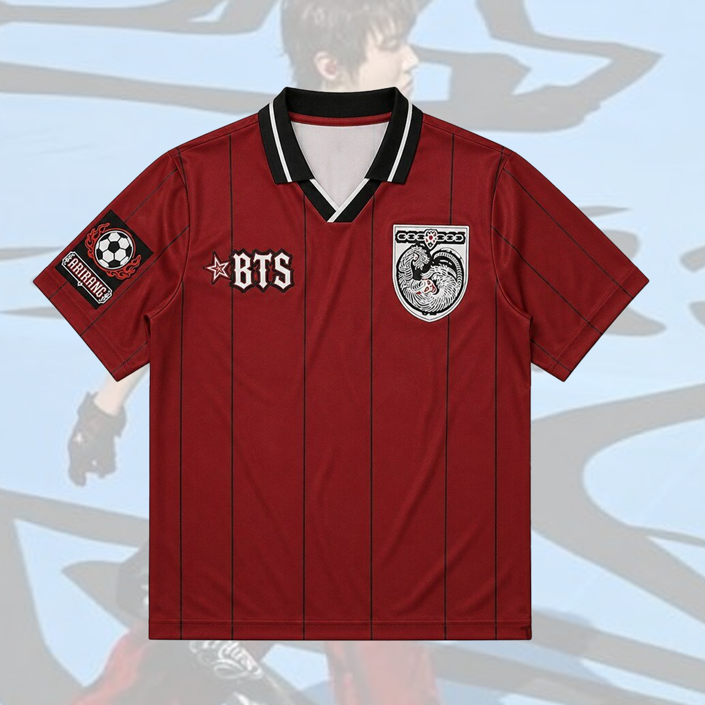 Sporty J-Hope Jersey Arirang World Tour Winged Neck Baseball Shirt Gift For Fans