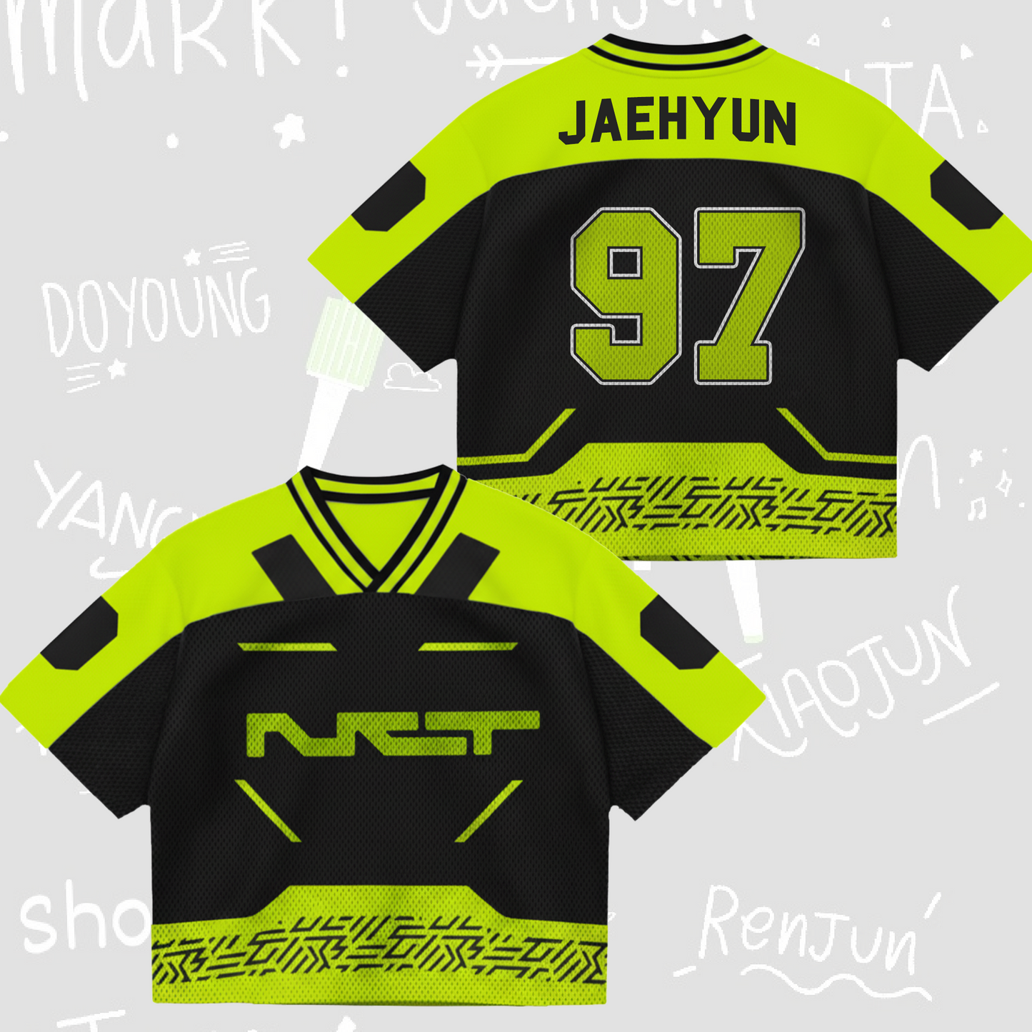 NCT 127 Everything All At Once Neo Mixed Mesh Jersey Gift For Fans