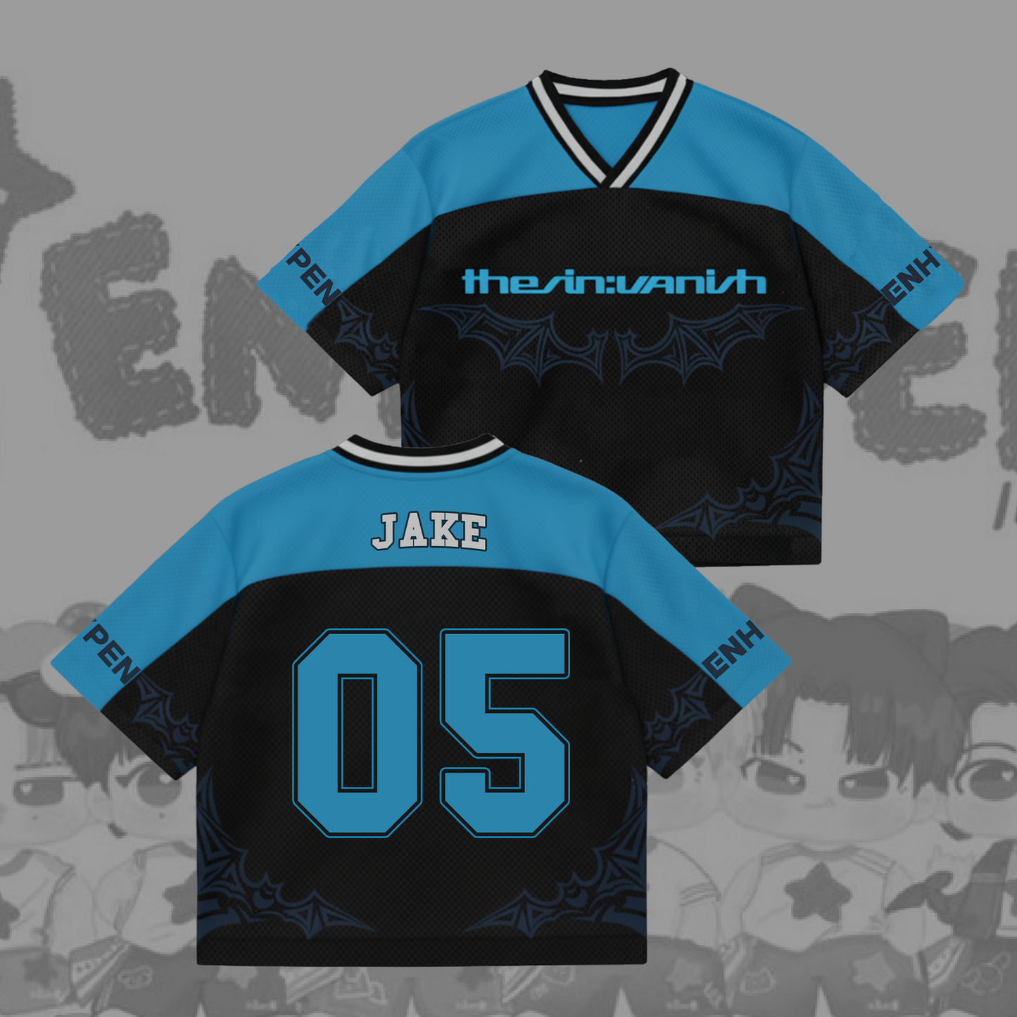 Enhypen The Sin Vanish New Album Mixed Mesh Jersey