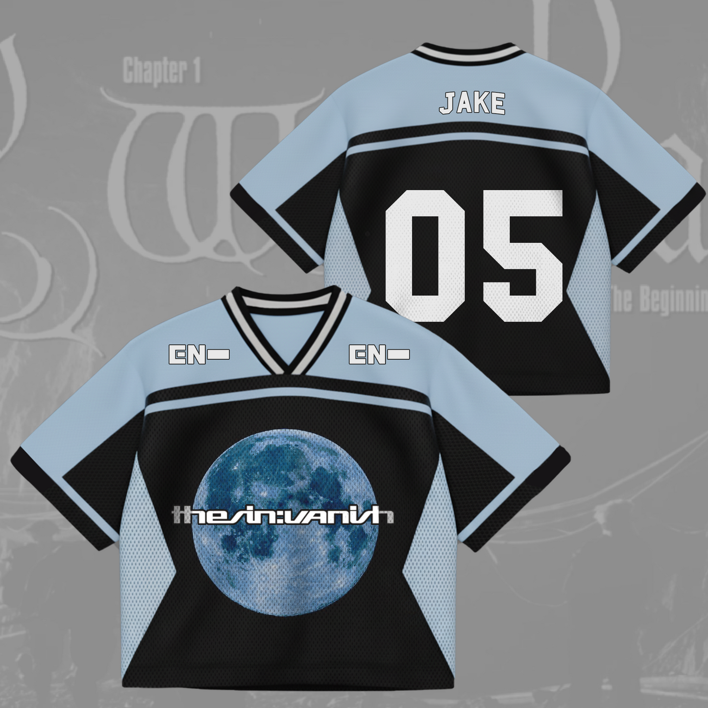 The Sin Vanish Blue Moon Enhypen Album Mixed Mesh Jersey Special Gift For ENGENE