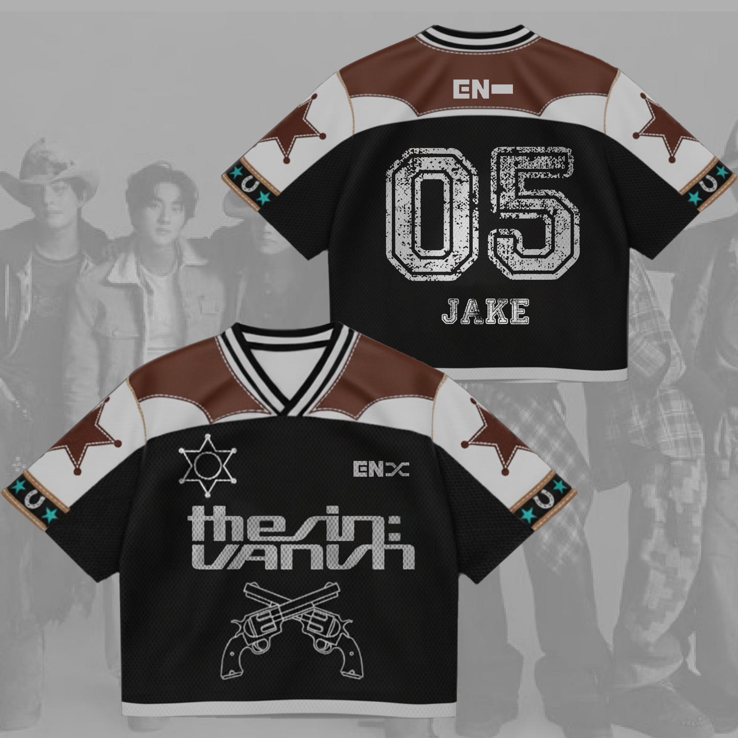 The Sin Vanish Cowboy Collection Enhypen 2026 Mixed Mesh Jersey