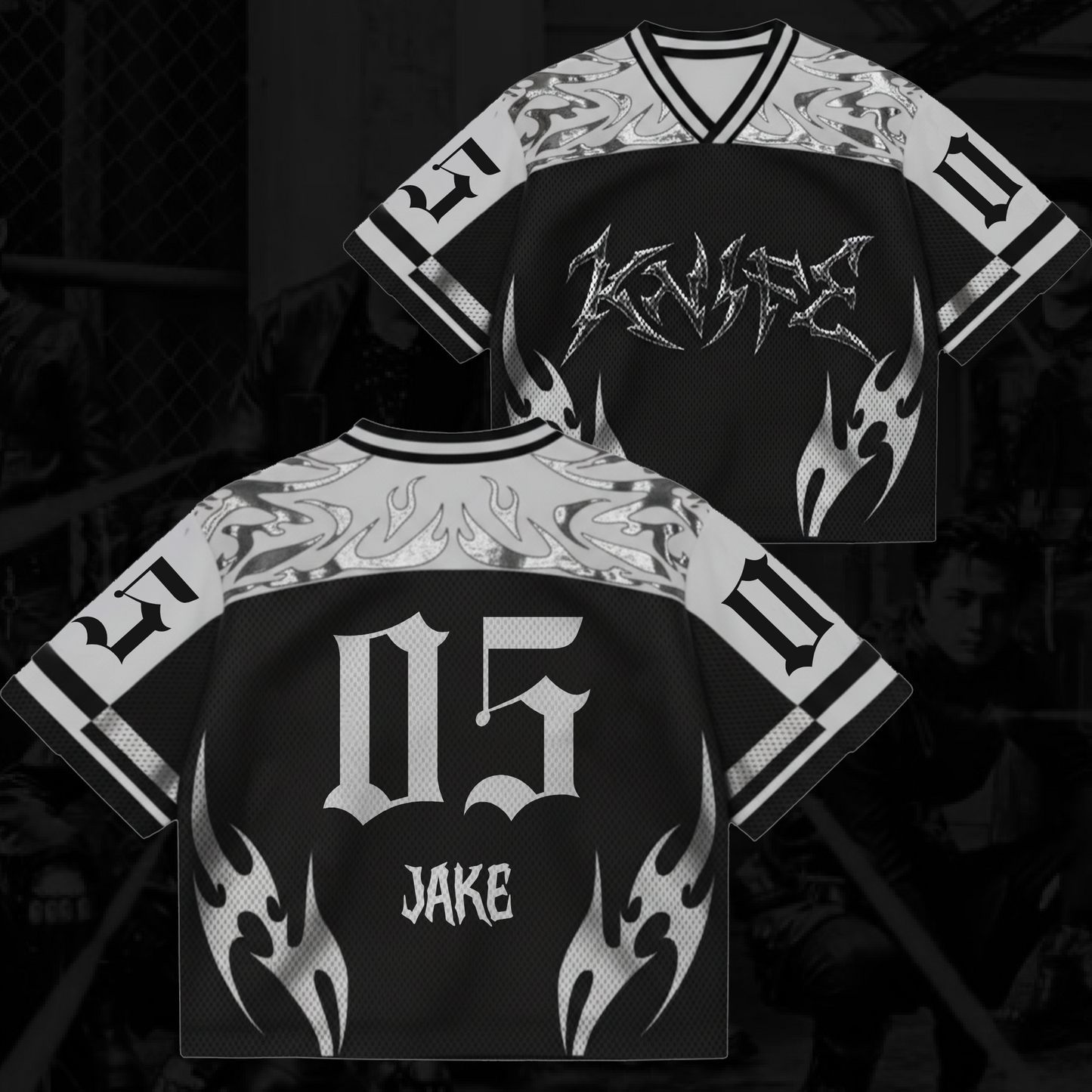Knife Enhypen THE SIN VANISH Album Mixed Mesh Jersey Gifts