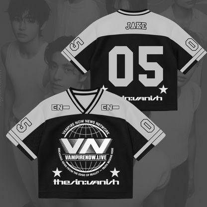 Vampire Now Live Enhypen The Sin Vanish Mixed Mesh Jersey Gift For Fans