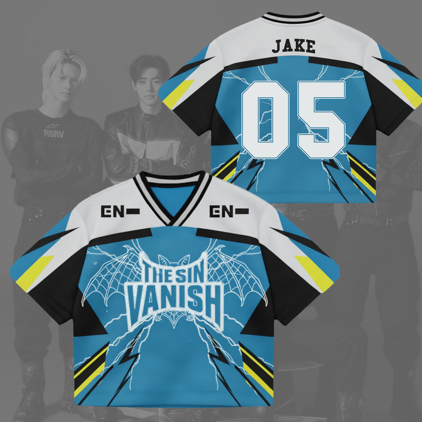 Enhypen Album The Sin Vanish Ver 3 Mixed Mesh Jersey